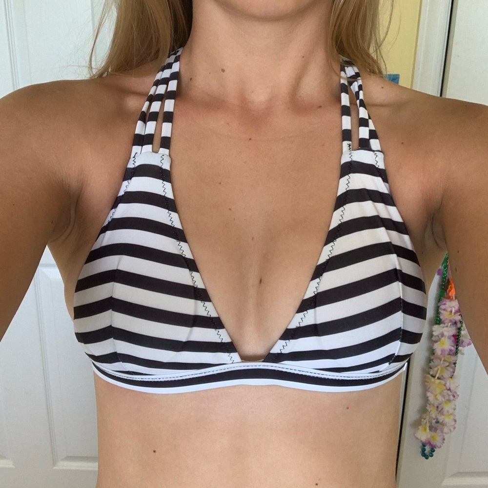 Striped Swim Top